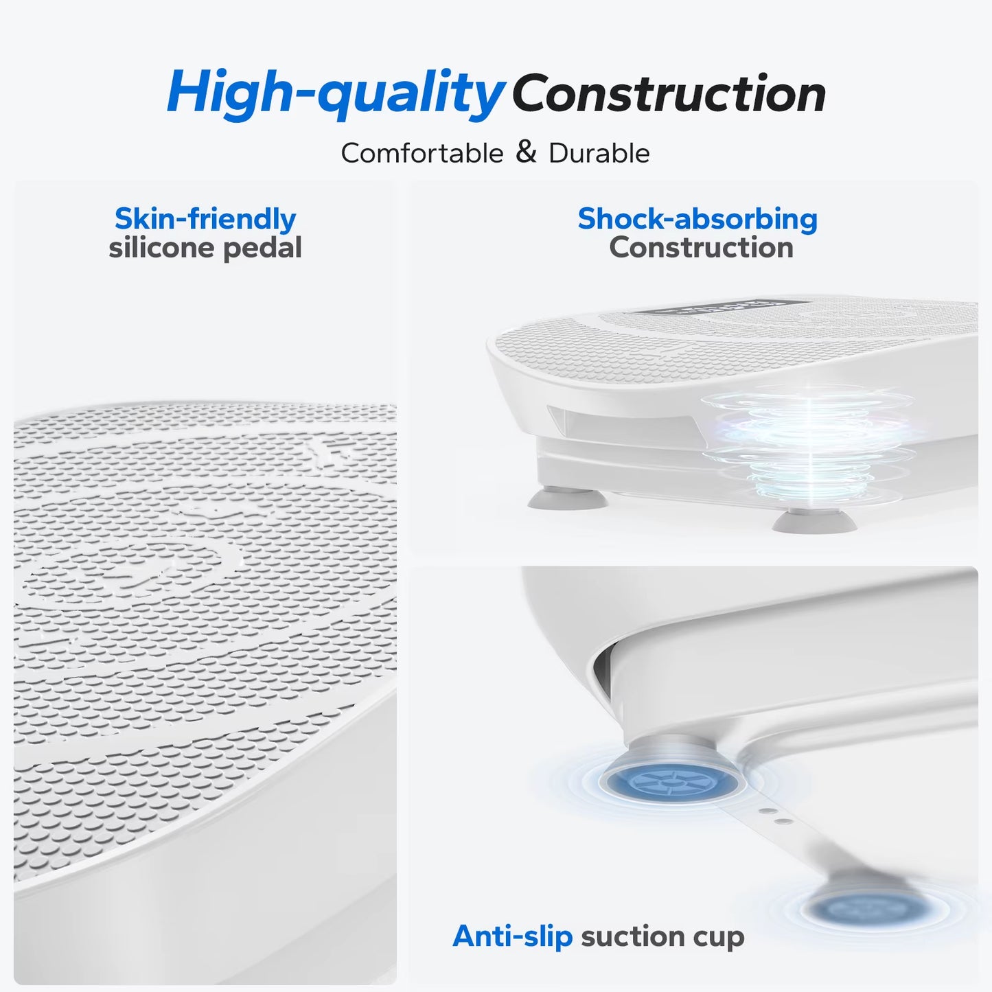 Product with high-quality construction features highlighted on a white background
