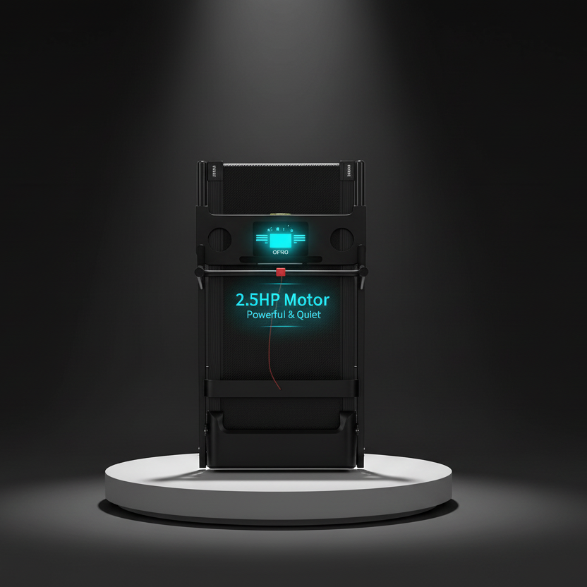 2.5HP motor walking pad treadmill powerful quiet home fitness