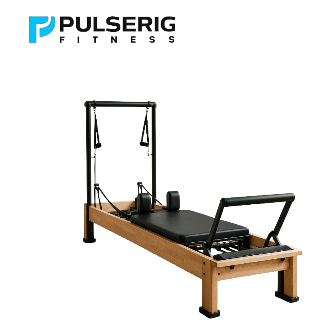 Professional pulserig pilates reformer machine foldable home pilates equipment for strength flexibility core training for home fitness training