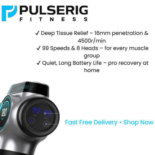 Deep Tissue 99-Speed Massage Gun PulseRig Fitness