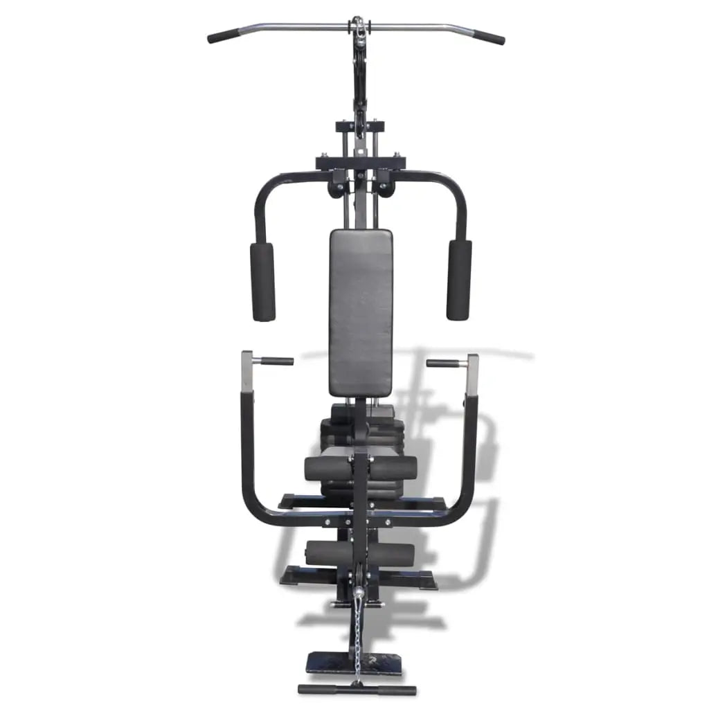 Gym machine on a white background from the front 