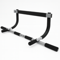 Pulserig doorway pull-up bar angled view with foam padded grips