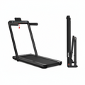 PulseRig 2-in-1 Electric Folding Treadmill with Bluetooth - 0.75HP Motor, 1-12km/h Speed, Under Desk Walking Pad for Home Gym UK 