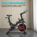 Pulserig Magnetic Resistance Indoor Bike – Silent Flywheel Trainer dimensions