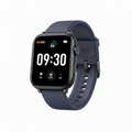 Pulserig Smartwatch in blue with AMOLED display on white background