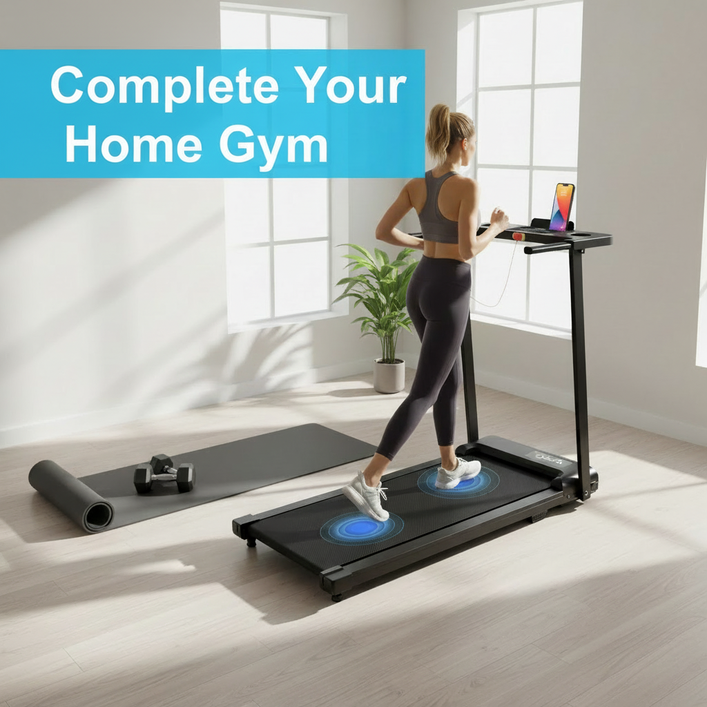 Walking pad treadmill home gym fitness equipment portable compact workout